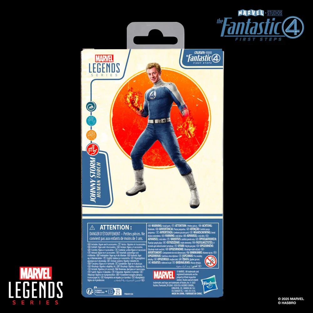 Marvel Johnny Storm The Fantastic 4 Figura da Collezione Articolata 15cm - Nerdscape Nerdscape