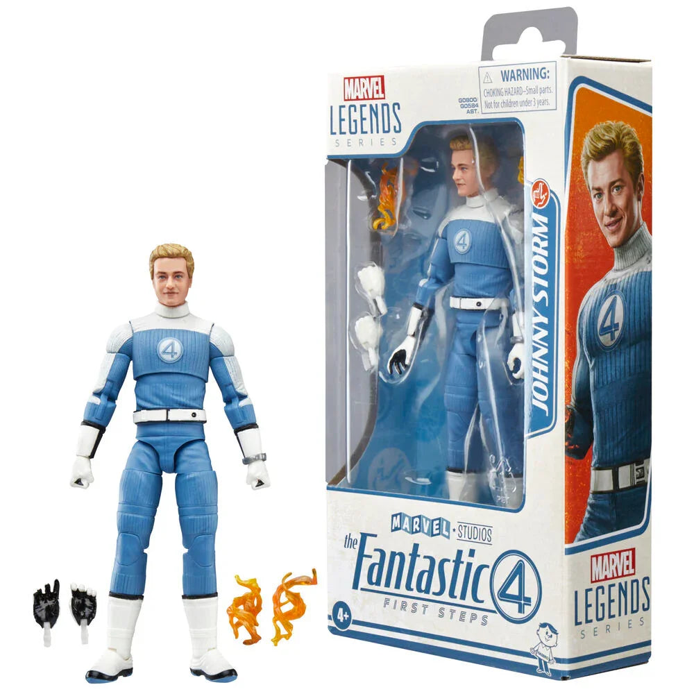 Marvel Johnny Storm The Fantastic 4 Figura da Collezione Articolata 15cm - Nerdscape Nerdscape