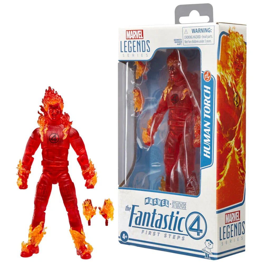 Marvel Human Torch The Fantastic 4 Figura da Collezione 15cm - Nerdscape Nerdscape