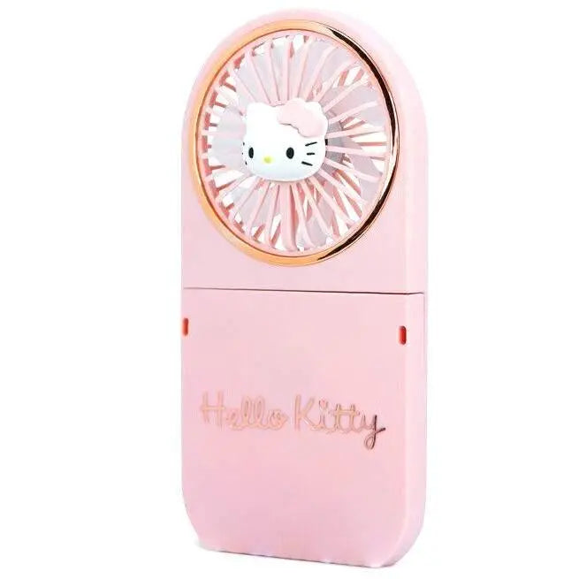 Ventilatore portatile rosa Hello Kitty Nerdscape, design kawaii, accessorio nerd collezionabile.