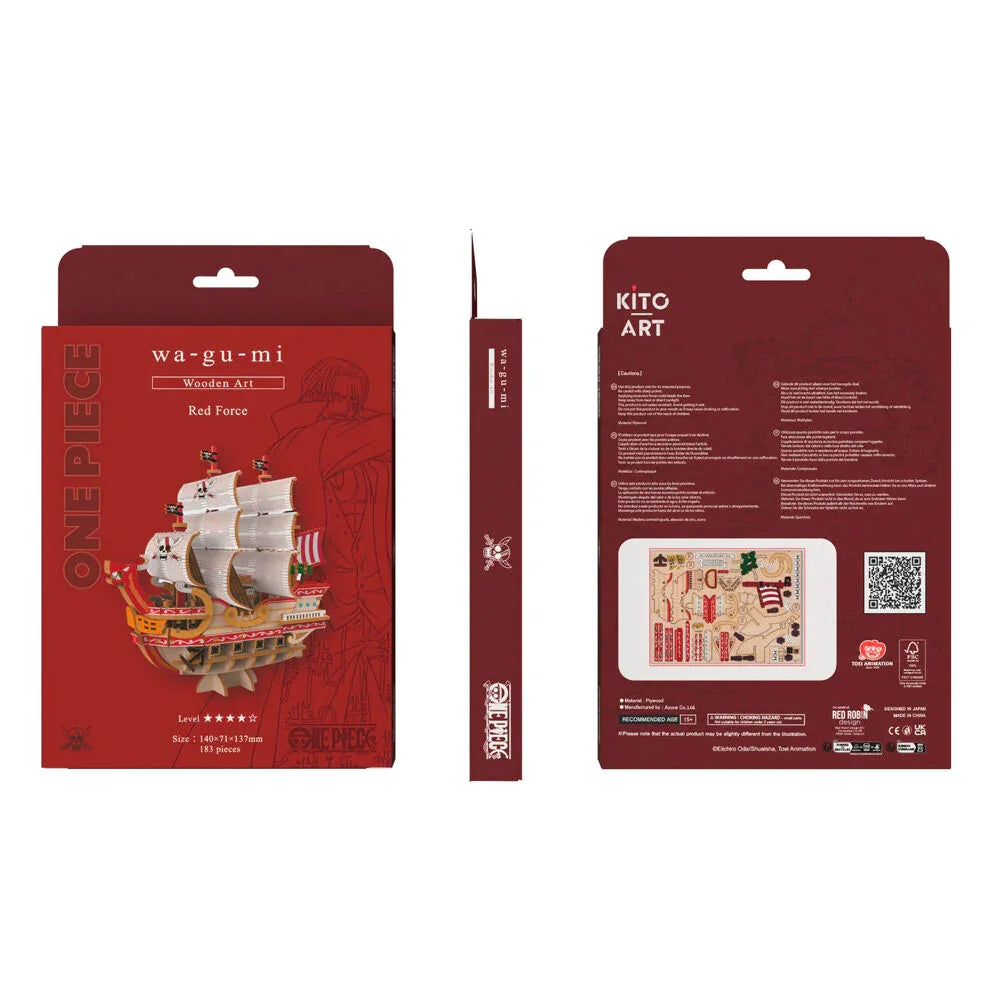 One Piece Wa-Gu-Mi Red Force Assembly set 183pcs Nerdscape