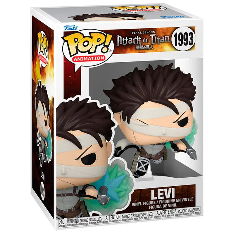 Funko Pop! Attack on Titan Levi - Figura da Collezione Vinyl Nerdscape