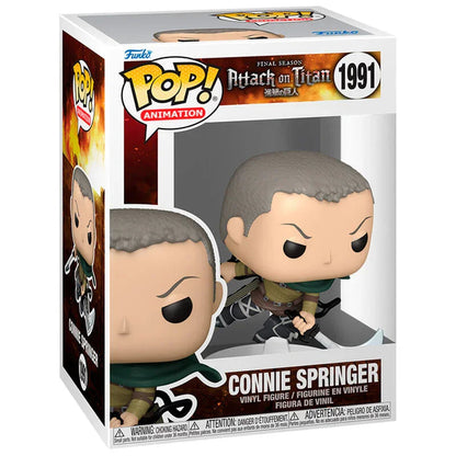 Funko Pop! Attack on Titan Connie Springer - Figura da Collezione Vinyl Nerdscape