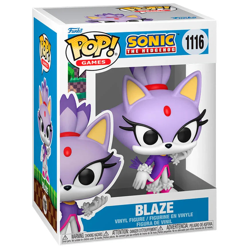 Funko Pop! Sonic The Hedgehog Blaze - Figura da Collezione Vinyl Nerdscape
