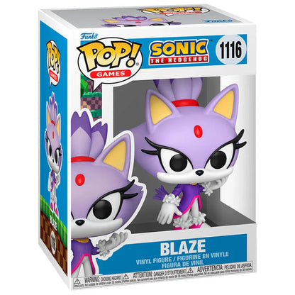 Funko Pop! Sonic The Hedgehog Blaze - Figura da Collezione Vinyl Nerdscape