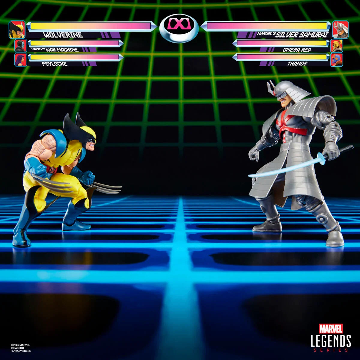 Marvel Legends Wolverine & Silver Samurai Gameverse - Figura da Collezione Nerdscape Nerdscape