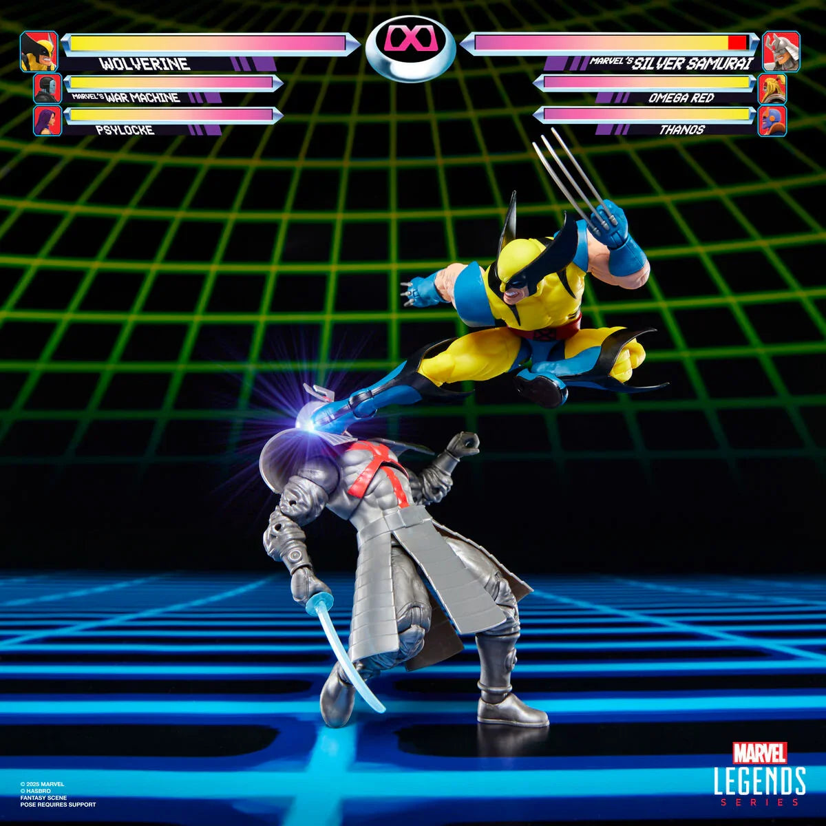 Marvel Legends Wolverine & Silver Samurai Gameverse - Figura da Collezione Nerdscape Nerdscape