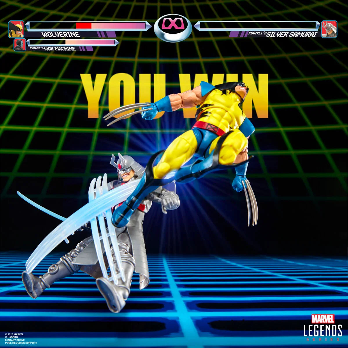 Marvel Legends Wolverine & Silver Samurai Gameverse - Figura da Collezione Nerdscape Nerdscape