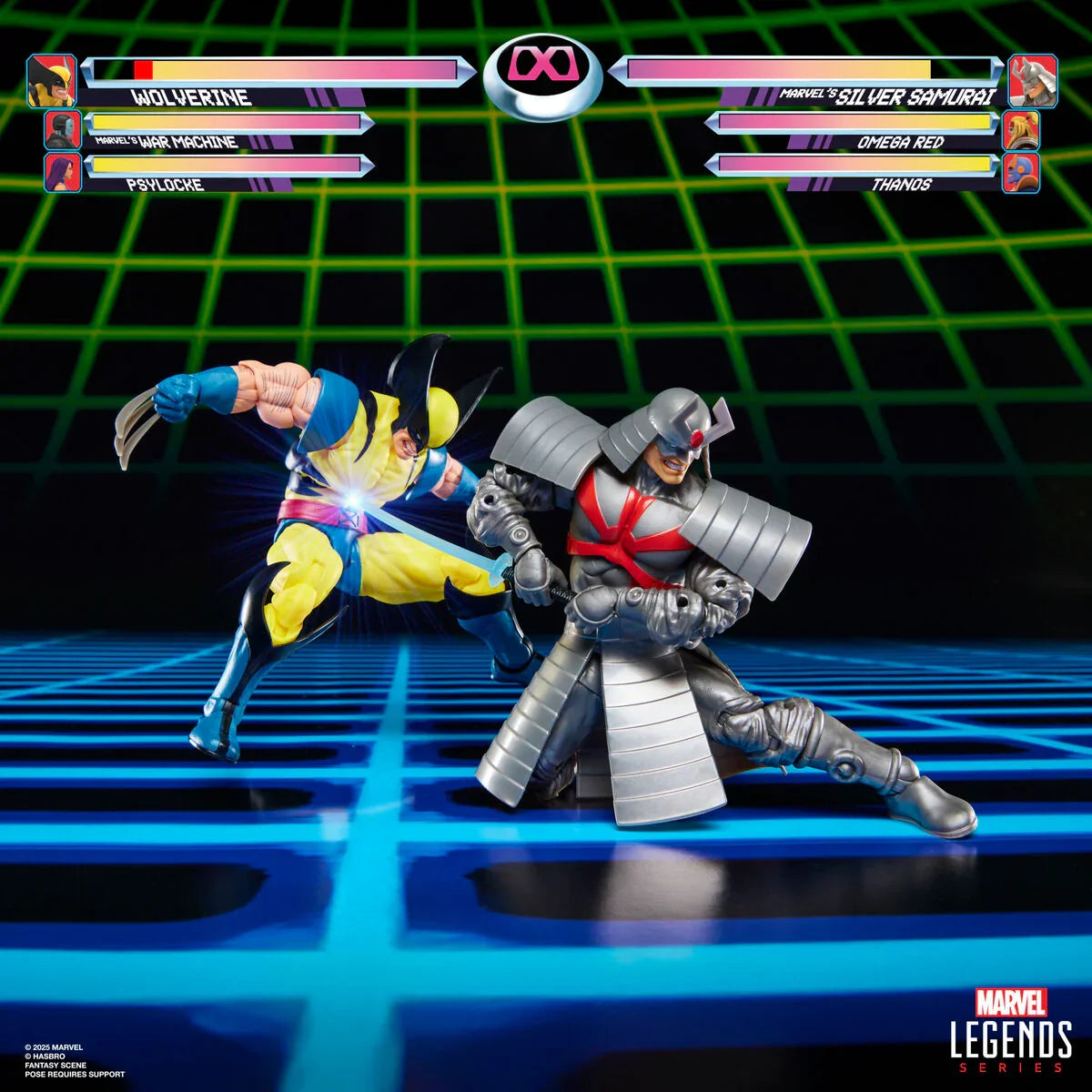 Marvel Legends Wolverine & Silver Samurai Gameverse - Figura da Collezione Nerdscape Nerdscape