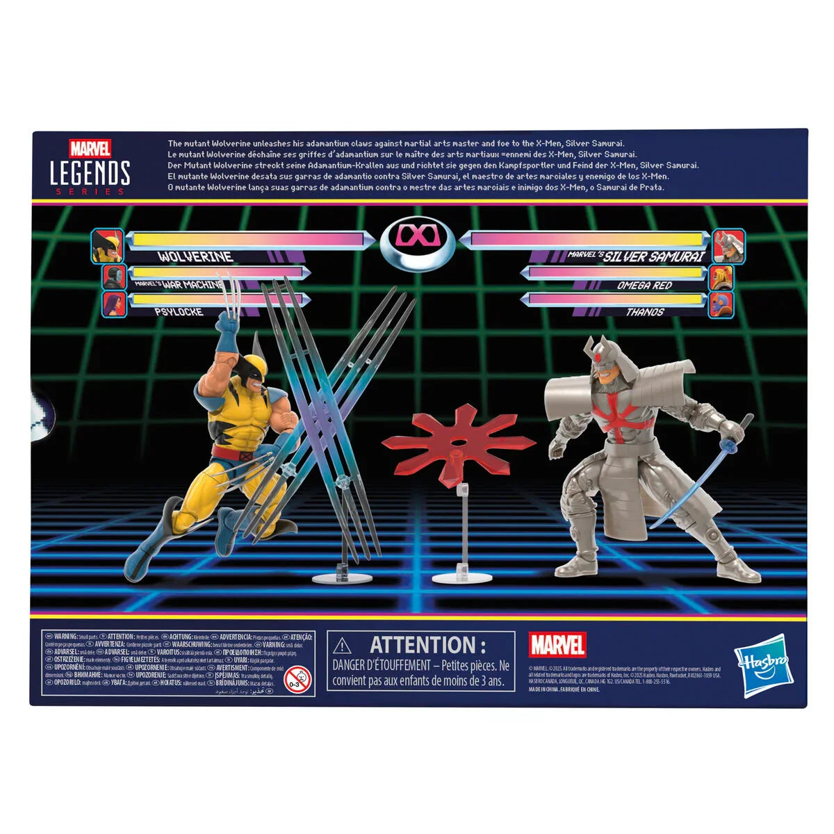 Marvel Legends Wolverine & Silver Samurai Gameverse - Figura da Collezione Nerdscape Nerdscape