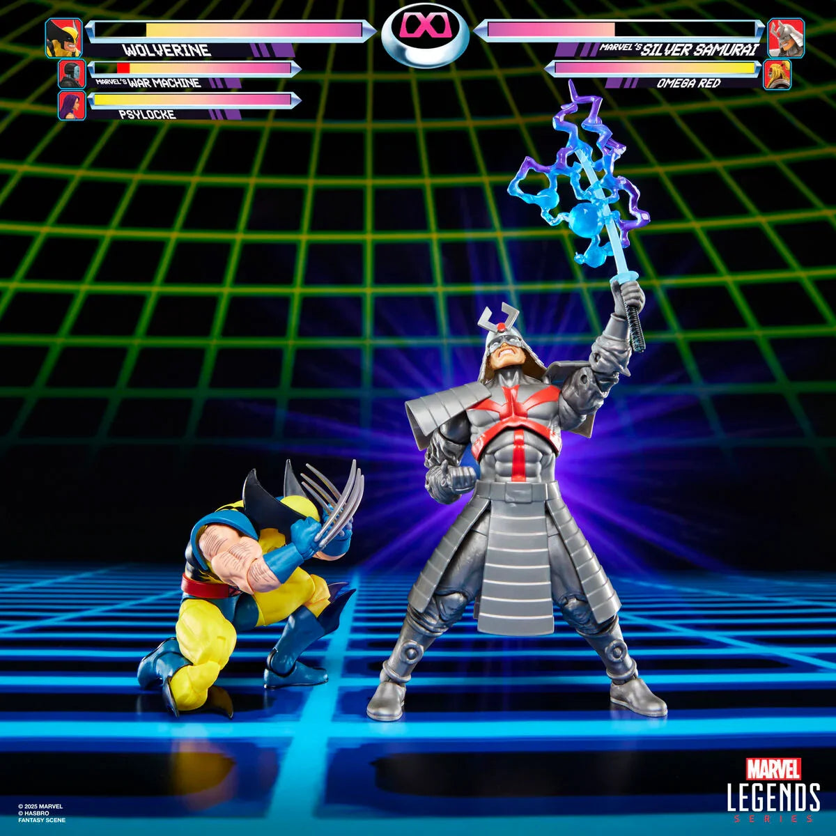 Marvel Legends Wolverine & Silver Samurai Gameverse - Figura da Collezione Nerdscape Nerdscape