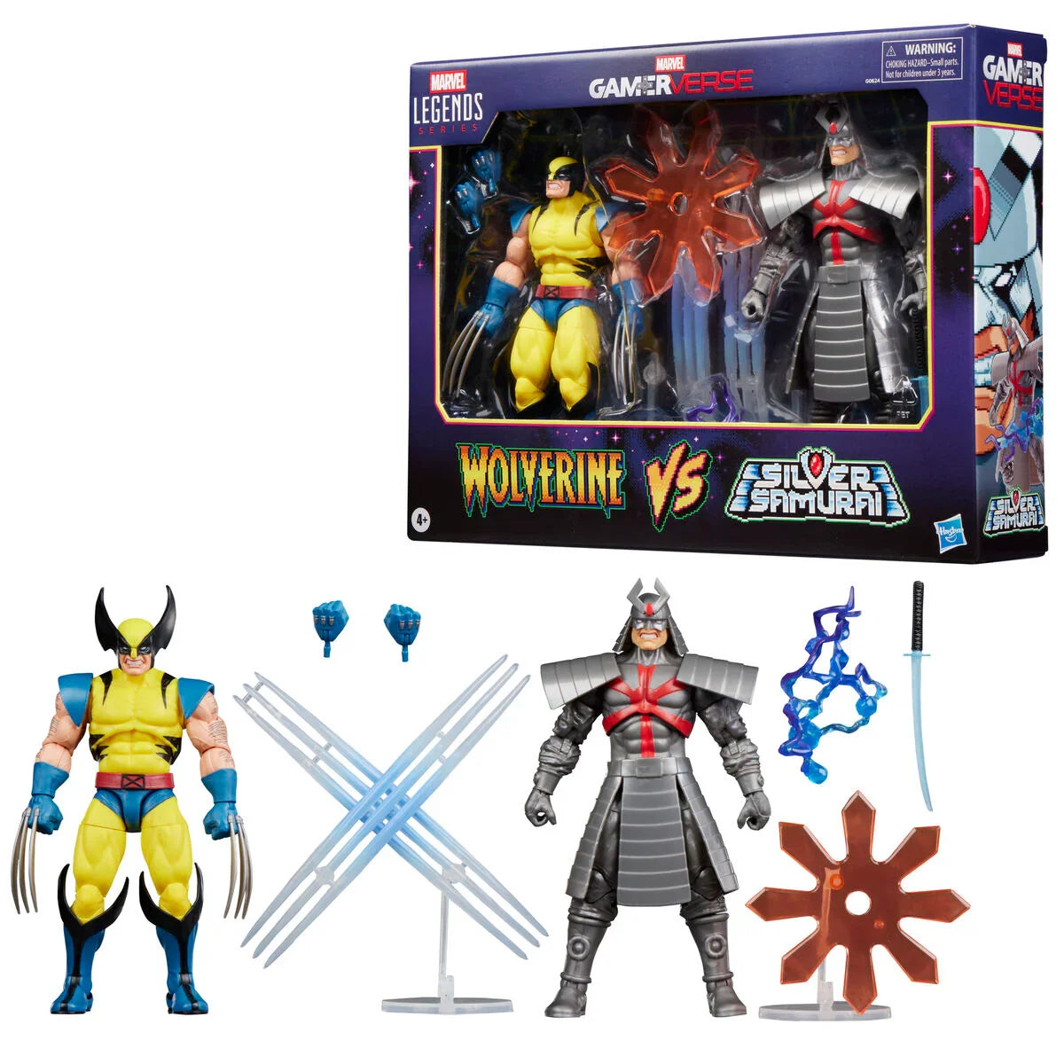 Marvel Legends Wolverine & Silver Samurai Gameverse - Figura da Collezione Nerdscape Nerdscape
