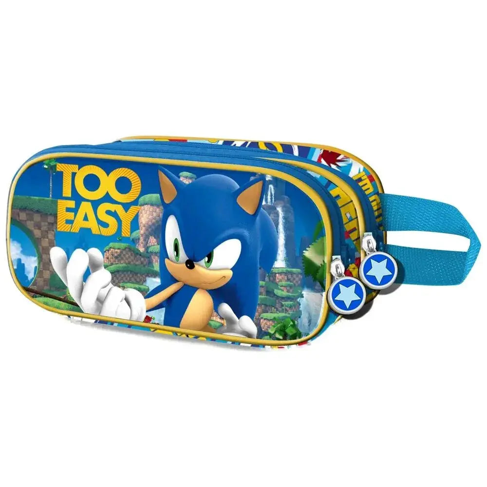 Sonic the Hedgehog Easy double 3D pencil case Nerdscape