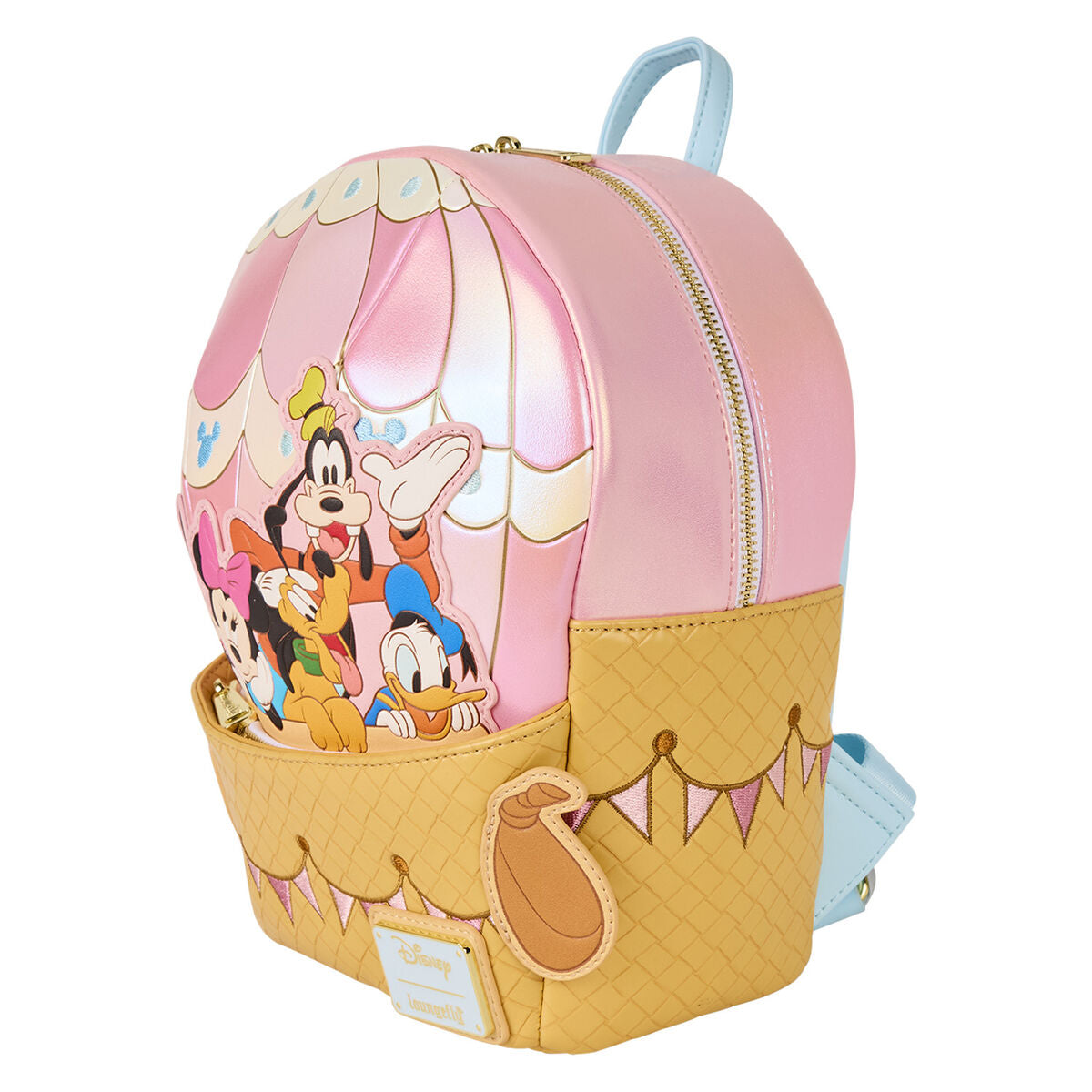Loungefly Disney Mickey & Friends Shape Hot Air Balloon backpack 26cm Nerdscape