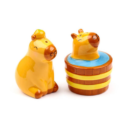 Capybara Salt and Pepper Shaker Set - Nerdscape