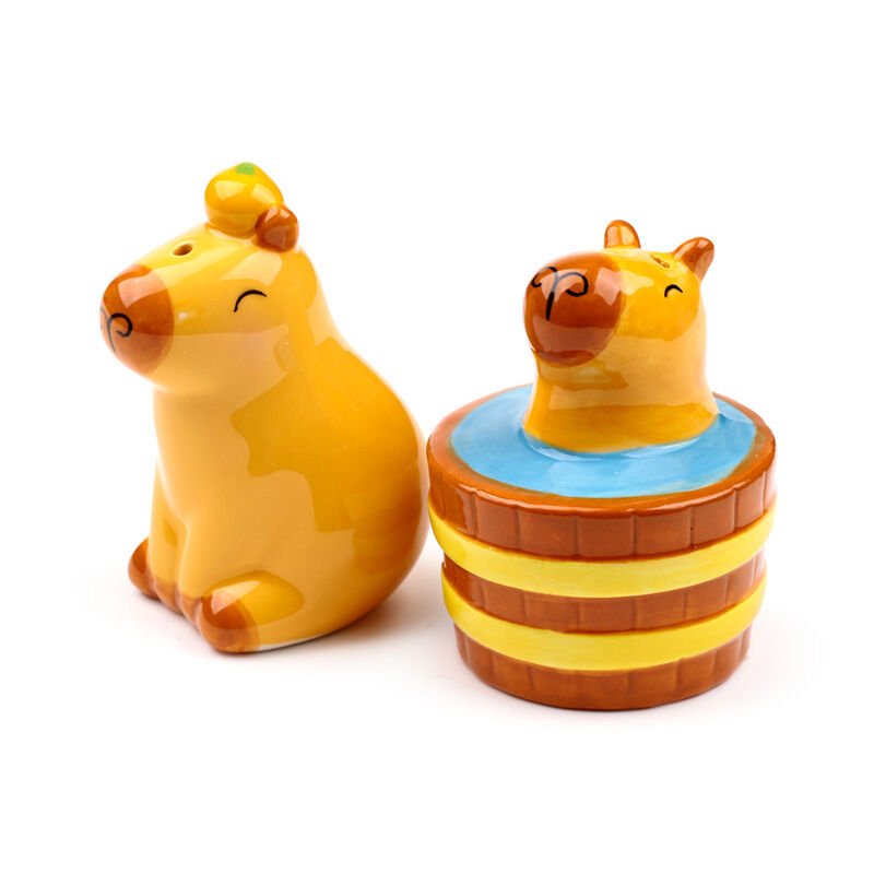 Capybara Salt and Pepper Shaker Set - Nerdscape
