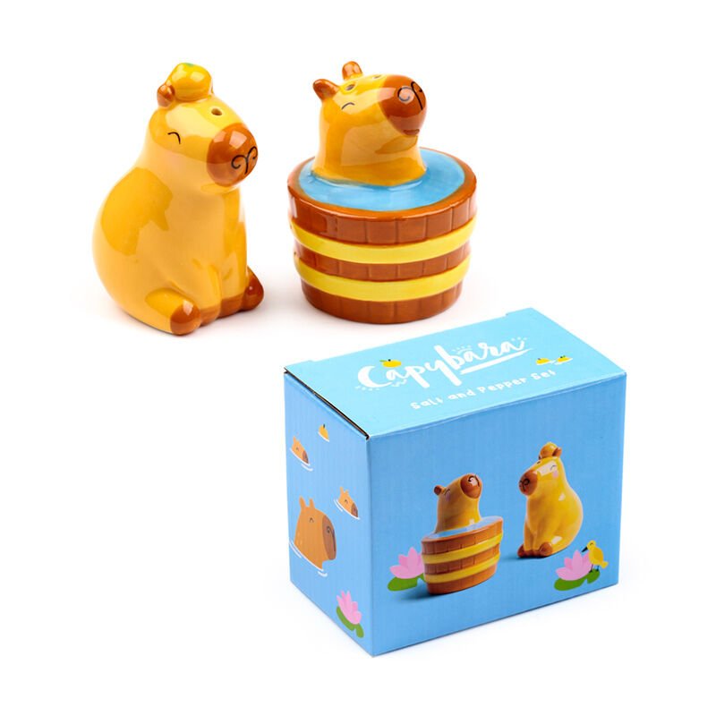 Capybara Salt and Pepper Shaker Set - Nerdscape