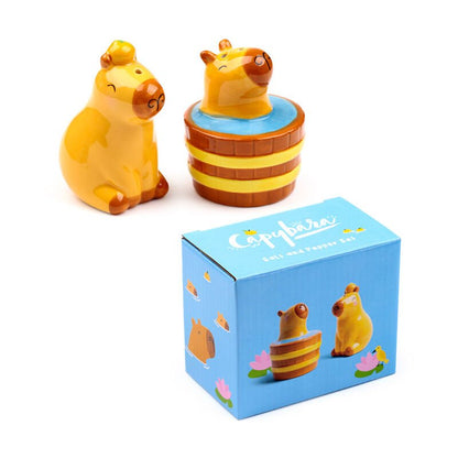 Capybara Salt and Pepper Shaker Set - Nerdscape