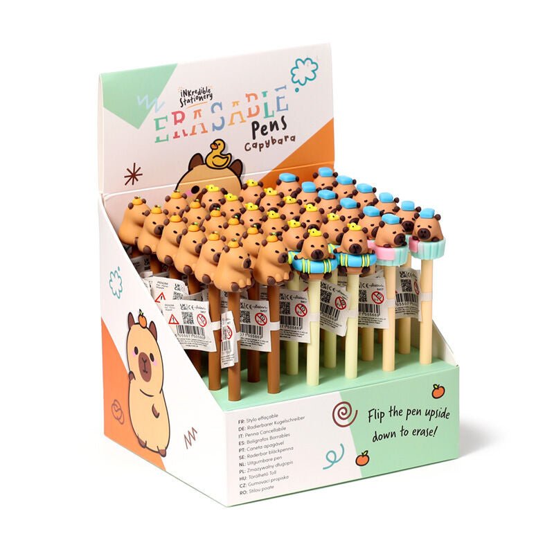 Capybara assorted Topper Erasable pen - Nerdscape
