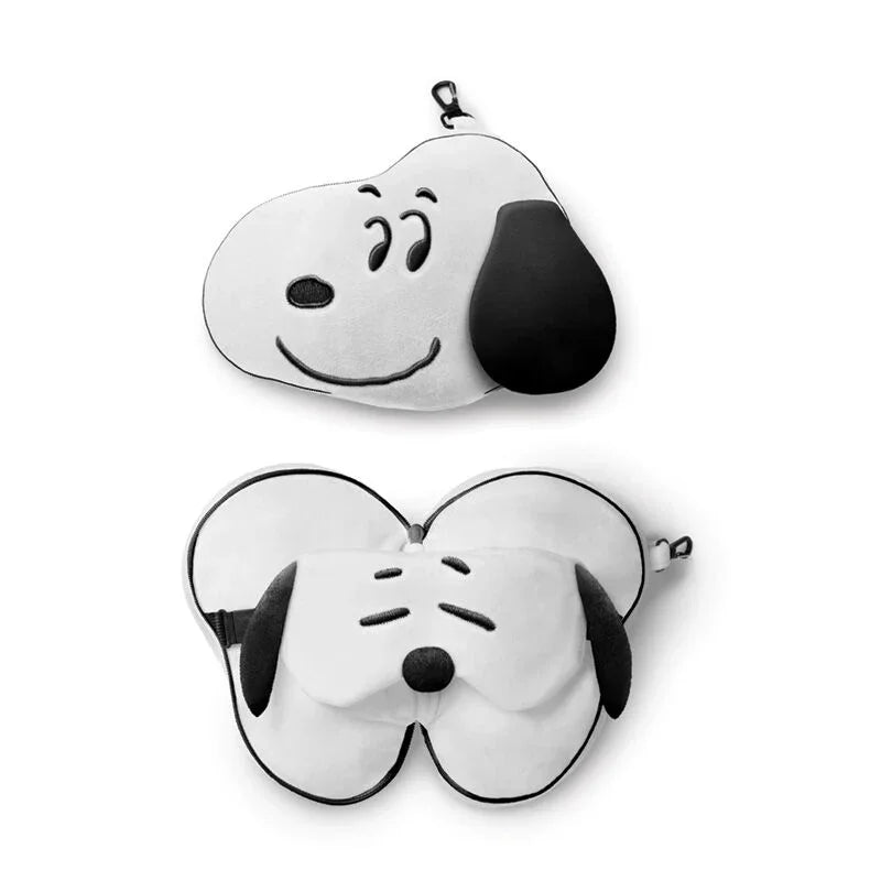 Relaxeazzz Peanuts travel pillow eye mask Nerdscape