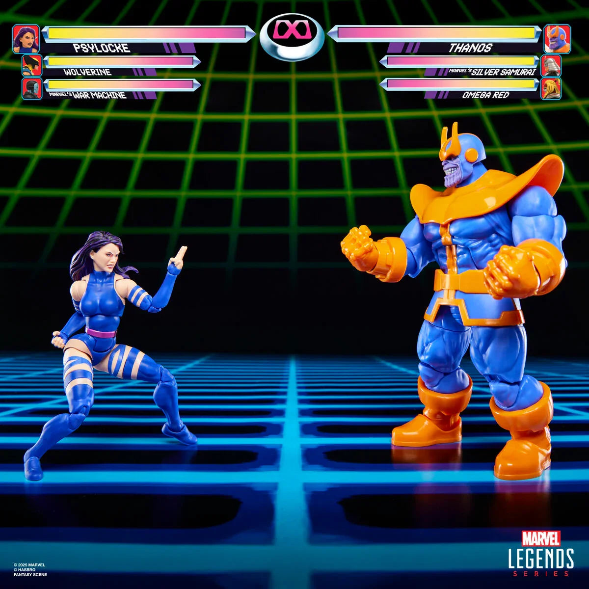 Marvel Legends Psylocke vs Thanos Gameverse 15cm - Figura da Collezione - Nerdscape Nerdscape