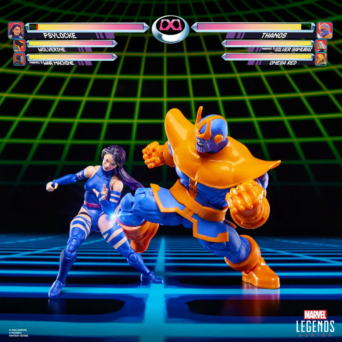 Marvel Legends Psylocke vs Thanos Gameverse 15cm - Figura da Collezione - Nerdscape Nerdscape