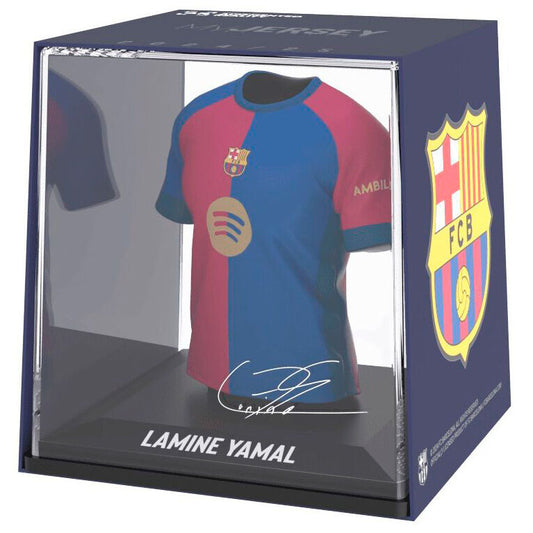 Figurine mini t-shirt FC Barcelone Lamine Yamal