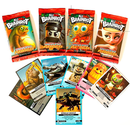 Italian Skifidol Italian Brainrot Universo Psichedelico assorted Envelope 7 Collectable cards - Nerdscape