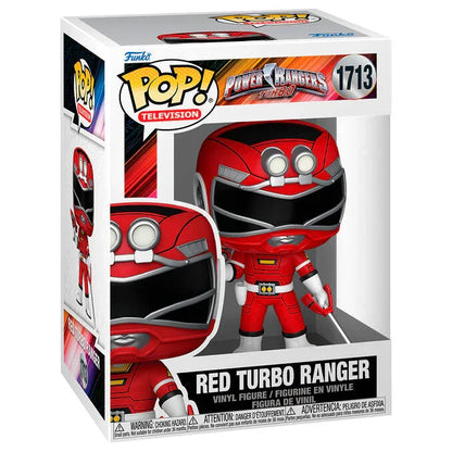 Funko Pop! Rangers Turbo Red Turbo Ranger - Figura da Collezione Vinyl Nerdscape