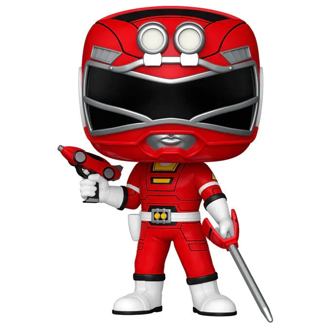 Funko Pop! Rangers Turbo Red Turbo Ranger - Figura da Collezione Vinyl Nerdscape