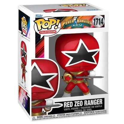Funko Pop! Rangers Turbo Red Zeo Ranger - Figura da Collezione Vinyl Nerdscape