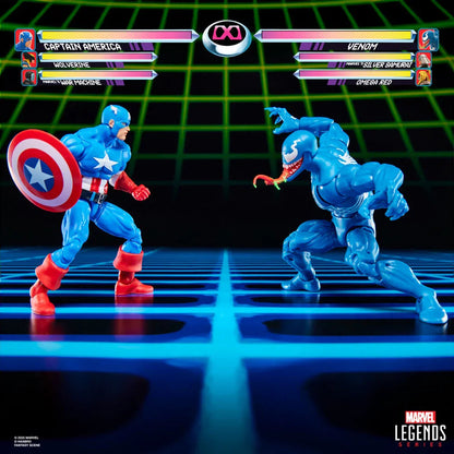 Marvel Legends Captain America & Venom Gameverse - Figura da Collezione 15cm - Nerdscape Nerdscape