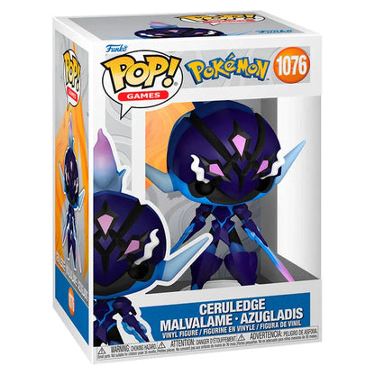 Funko Pop! Pokemon Ceruledge - Malvalame - Azugladis - Figura da Collezione Vinyl Nerdscape