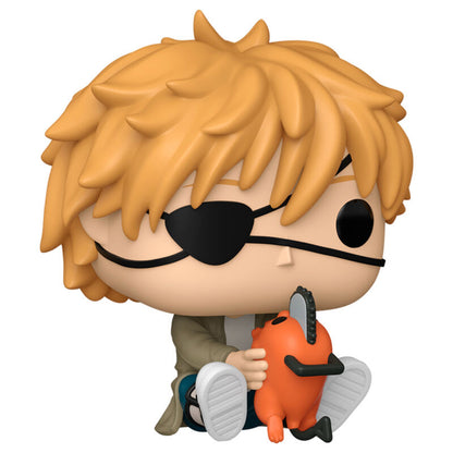 Funko Pop! Chainsaw Man Denji con Pochita - Figura da Collezione Vinyl Nerdscape