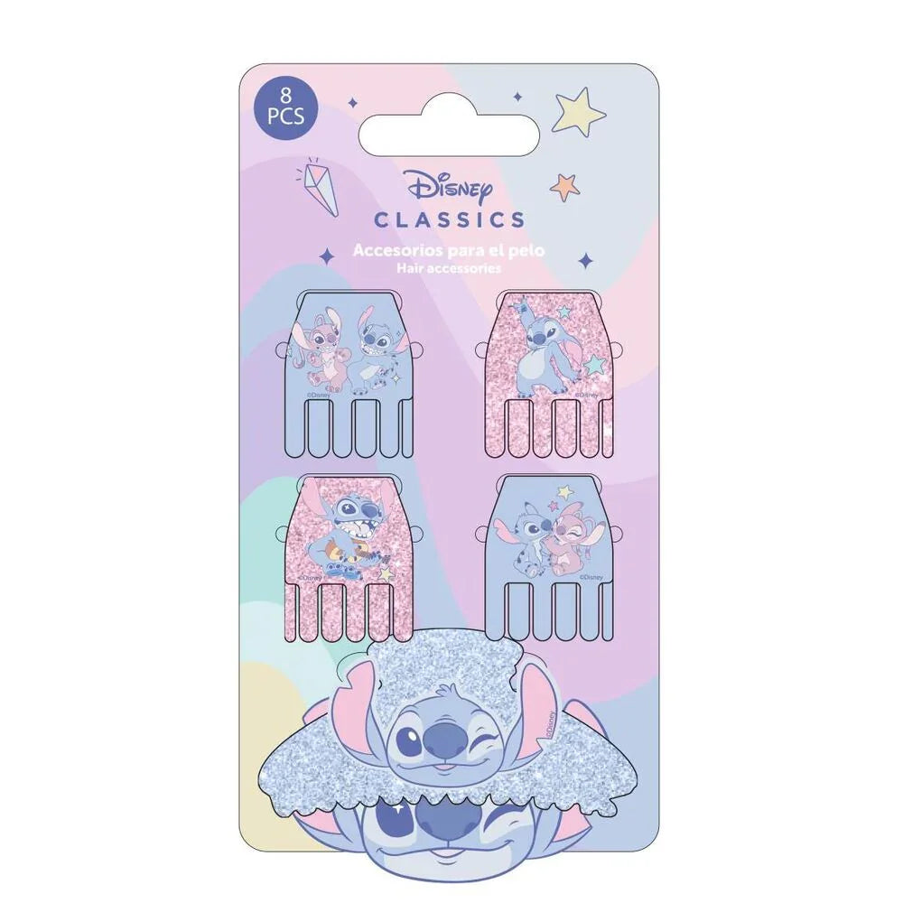Disney Stitch Set 5 hair clips Nerdscape