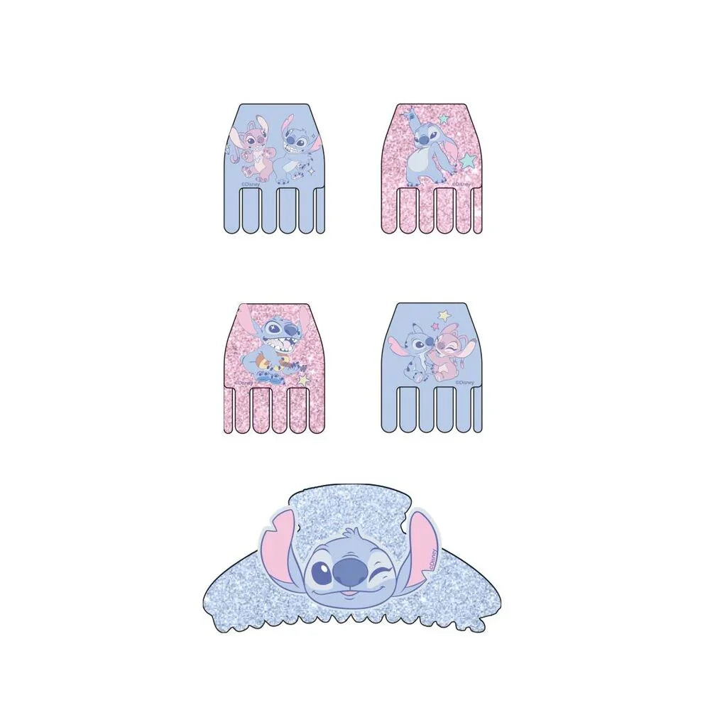 Disney Stitch Set 5 hair clips Nerdscape