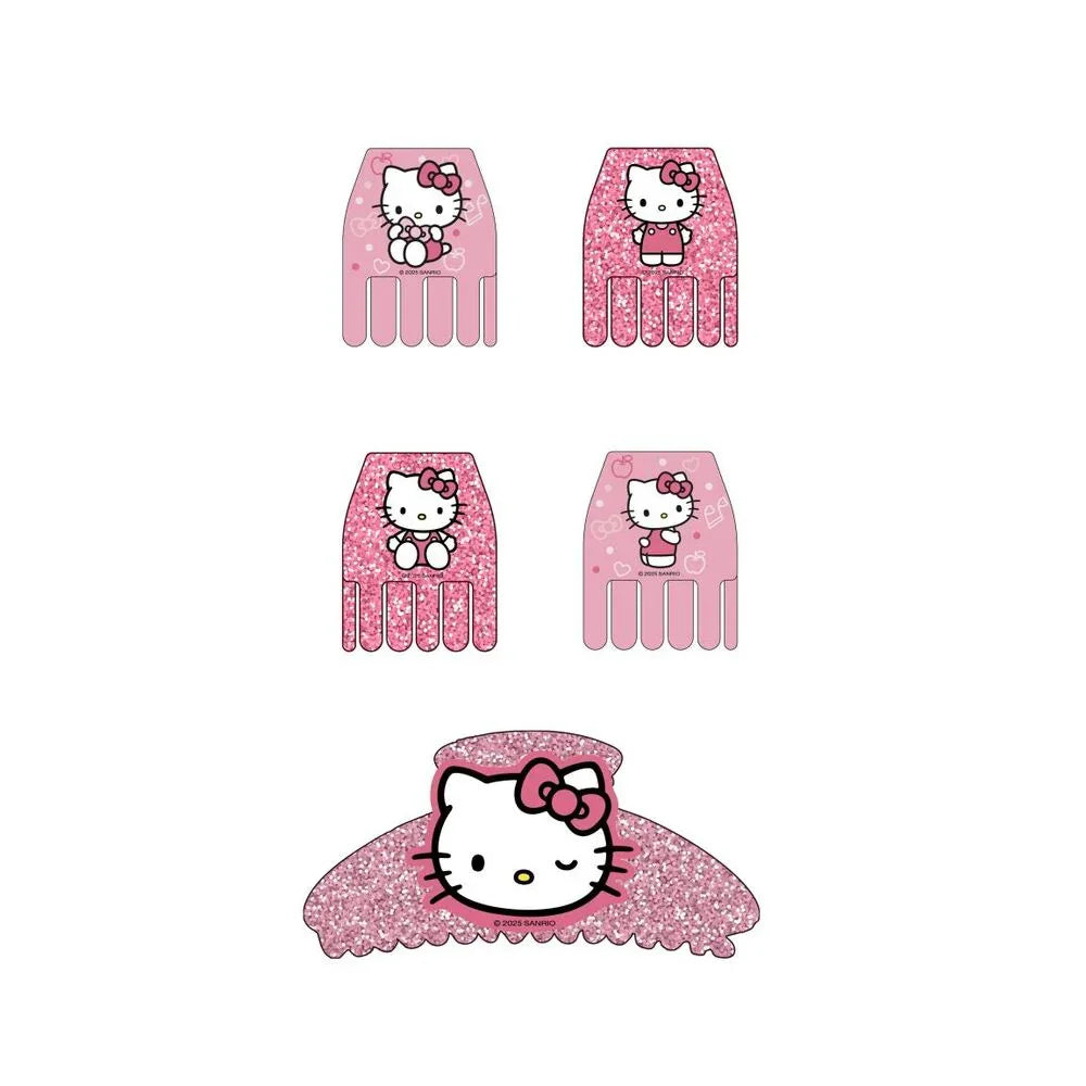 Hello Kitty Set 5 hair clips Nerdscape
