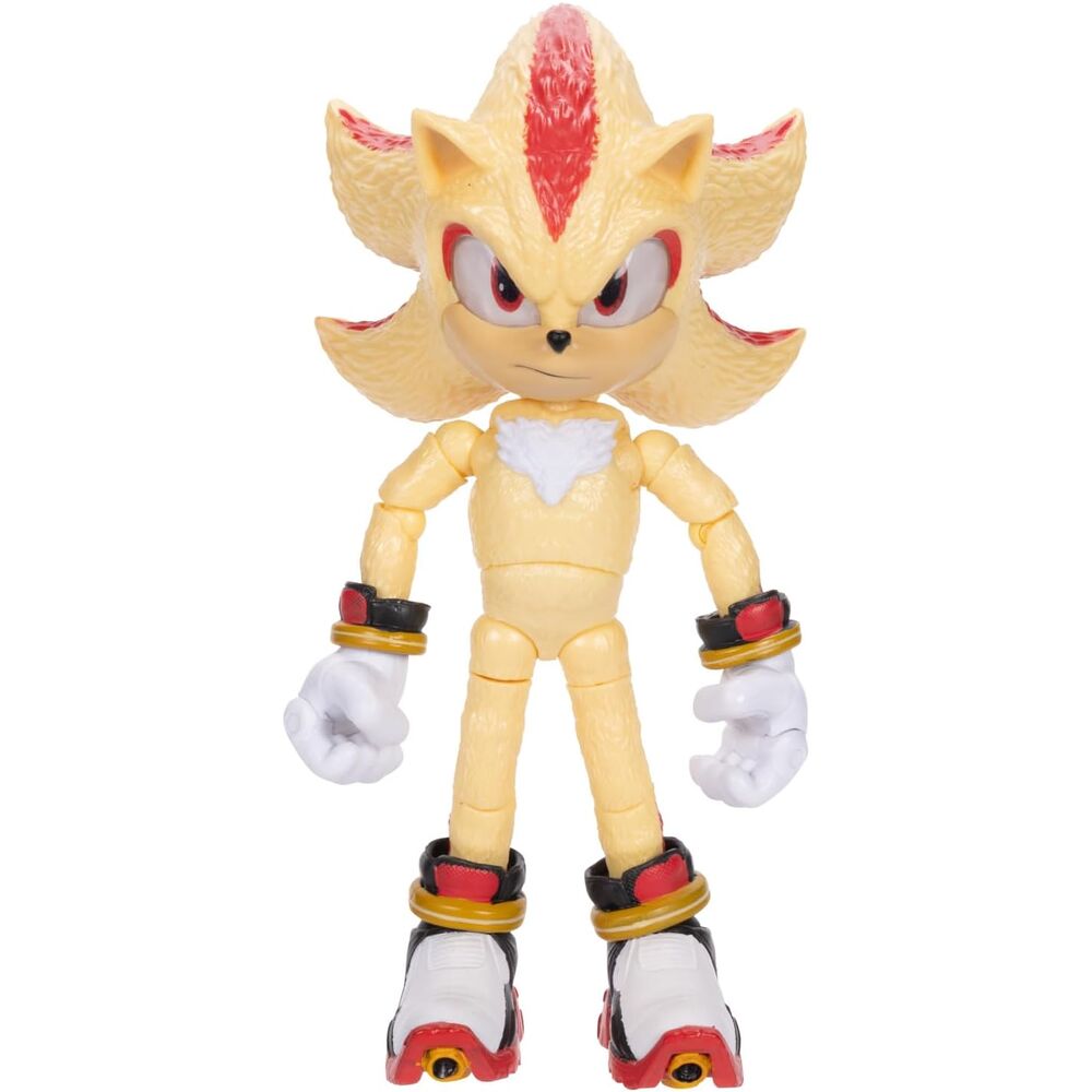 Sonic 3 Super Shadow Figura da Collezione Articolata 12,5cm - Nerdscape Nerdscape