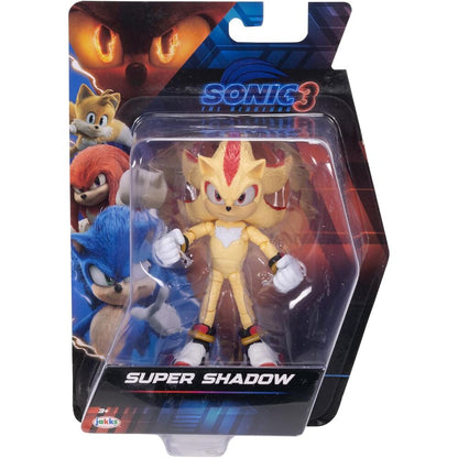 Sonic 3 Super Shadow Figura da Collezione Articolata 12,5cm - Nerdscape Nerdscape