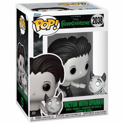 Funko Pop! Disney Frankenweenie Victor con Sparky - Figura da Collezione Vinyl