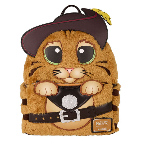 Loungefly Shrek Puss in Boots plush backpack 26cm Nerdscape