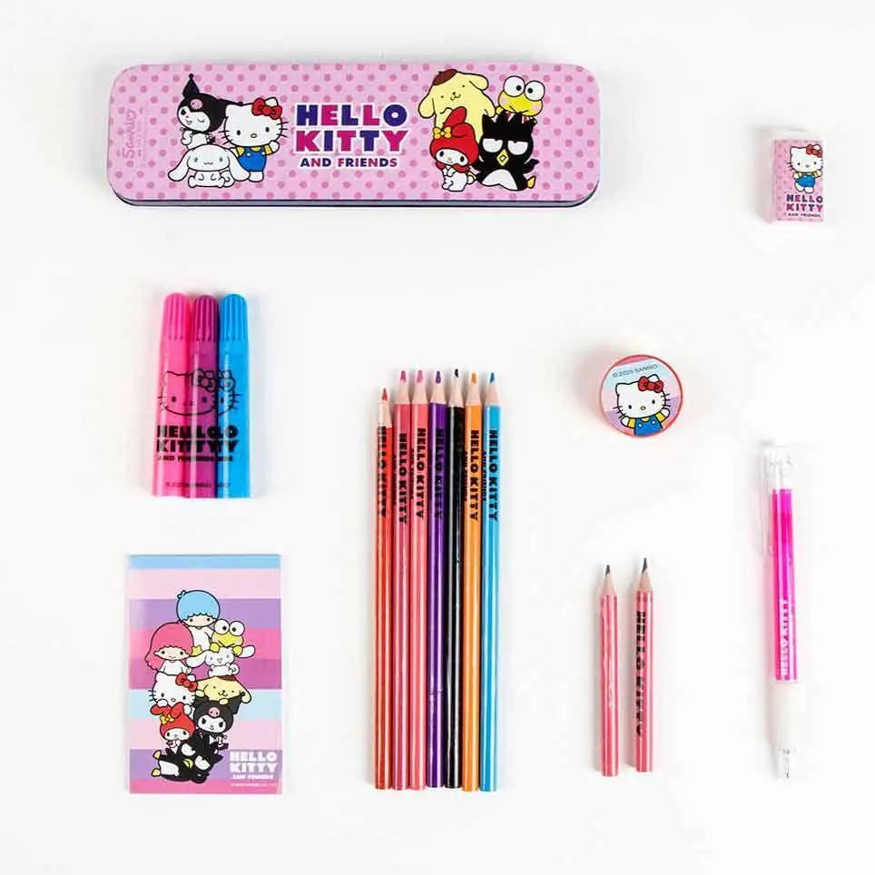 Hello Kitty colouring stationery set Nerdscape