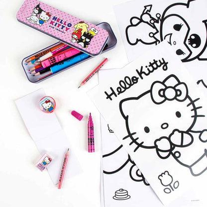 Hello Kitty colouring stationery set Nerdscape