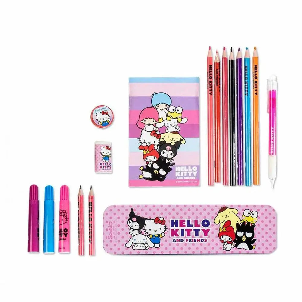 Hello Kitty colouring stationery set Nerdscape