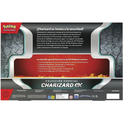 Spanish Pokemon Charizard Blister set of collectible cards Nerdscape
