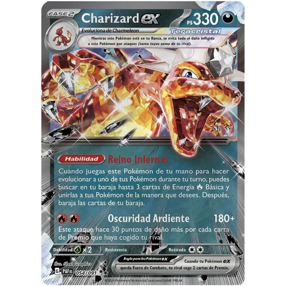 Spanish Pokemon Charizard Blister set of collectible cards Nerdscape