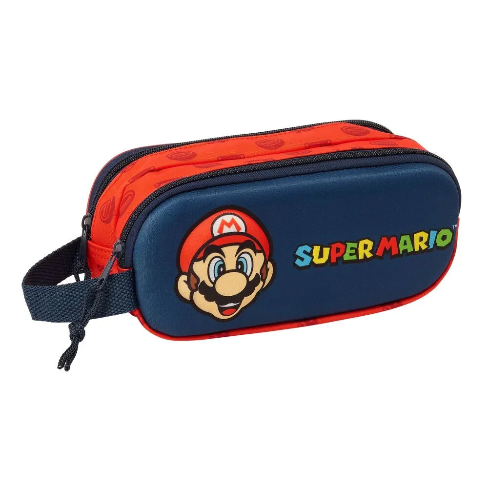 Super Mario Bros double 3D pencil case Nerdscape
