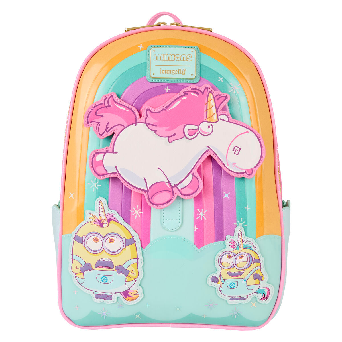 Loungefly Minions Fluffy Unicorn backpack 30cm Nerdscape