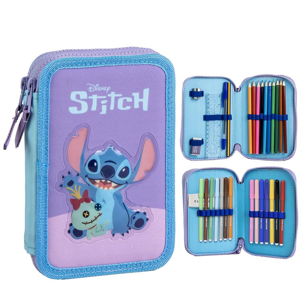 Disney Stitch double pencil case Nerdscape