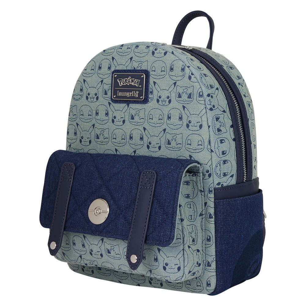 Loungefly Pokemon Denim backpack 29cm Nerdscape